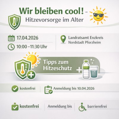 Hitzevorsorge für ältere Menschen im Landratsamt Enzkreis